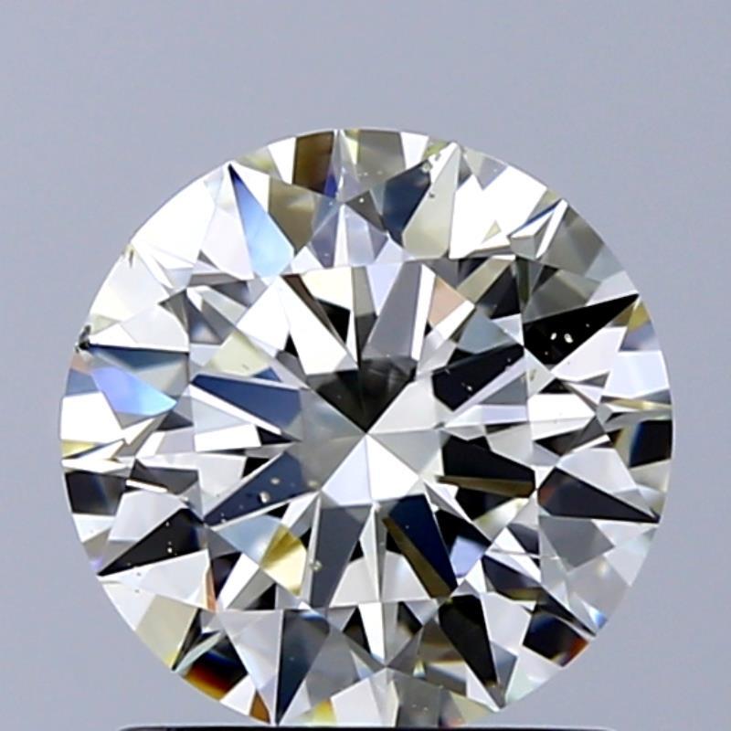 1.30carat, K color, SI1 clarity, EX cut, EX polish, EX symmetry, MED fluorescence, GIA lab, 7552190588 certificate, diamond