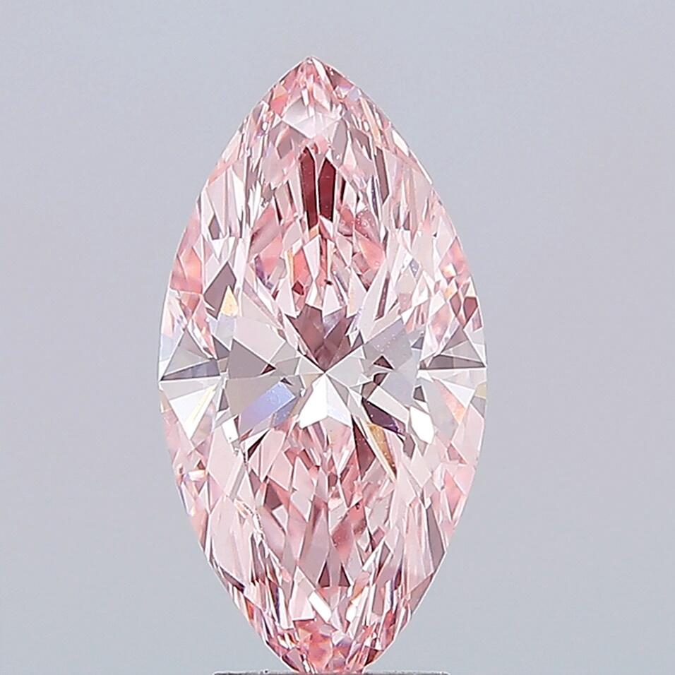 4.01carat, Fancy color, VS2 clarity, 0 cut, VG polish, EX symmetry, SLT fluorescence, IGI lab, 801637531 certificate, lab grown, diamond