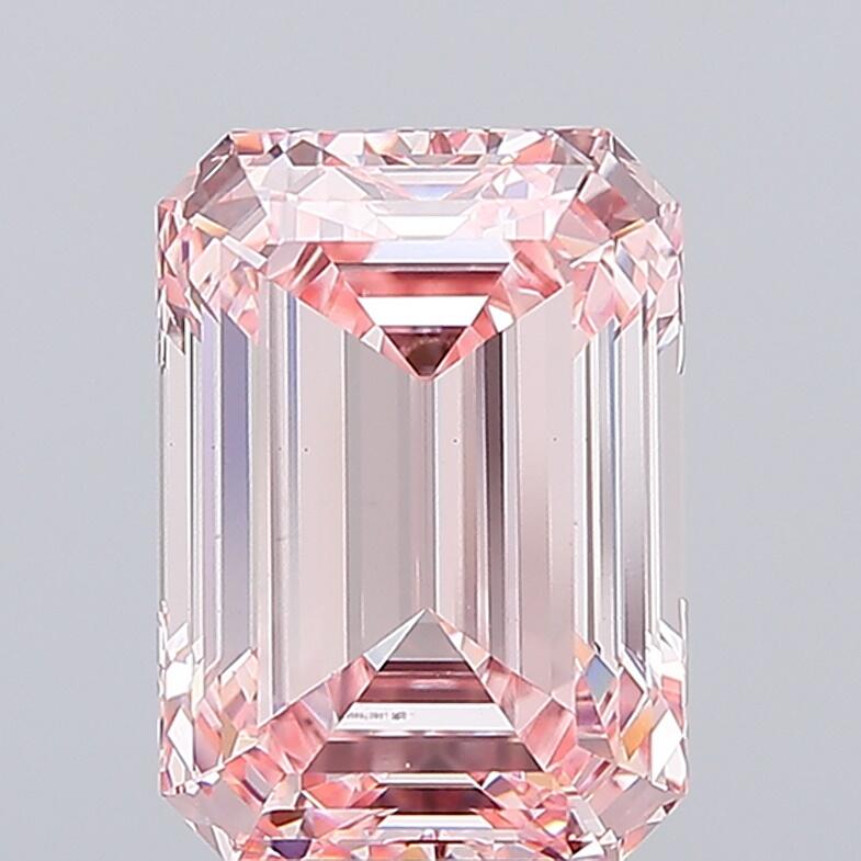 5.01carat, Fancy color, VS1 clarity, 0 cut, EX polish, EX symmetry, SLT fluorescence, IGI lab, 807695835 certificate, lab grown, diamond