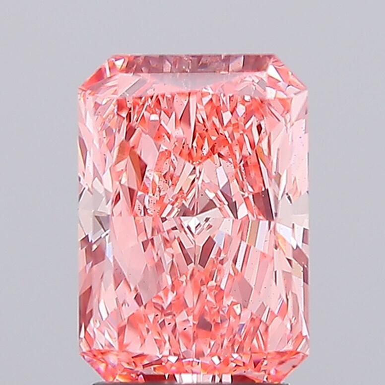 2.82carat, Fancy color, VS2 clarity, 0 cut, EX polish, EX symmetry, STG fluorescence, IGI lab, 813646559 certificate, lab grown, diamond