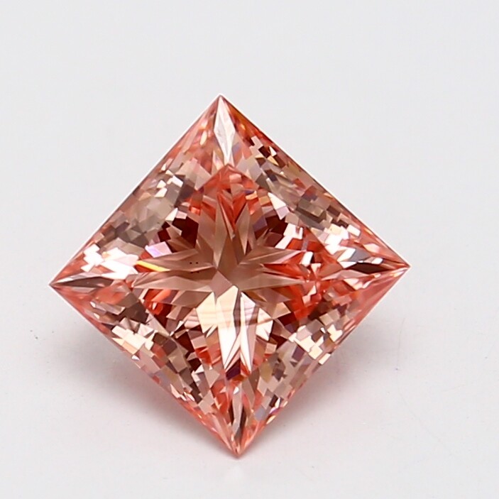 2.07carat, Fancy color, VS2 clarity, 0 cut, VG polish, EX symmetry, SLT fluorescence, IGI lab, 630442707 certificate, lab grown, diamond