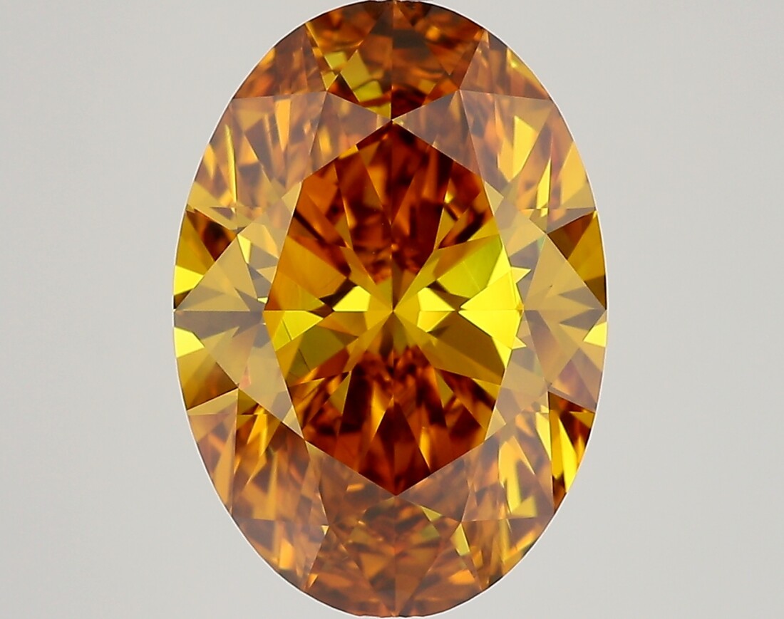 6.30carat, Fancy color, VVS2 clarity, 0 cut, EX polish, EX symmetry, NON fluorescence, IGI lab, 487189536 certificate, lab grown, diamond