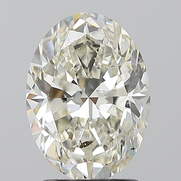 2.01carat, K color, SI2 clarity, 0 cut, EX polish, EX symmetry, MED fluorescence, GIA lab, 2536930489 certificate, diamond